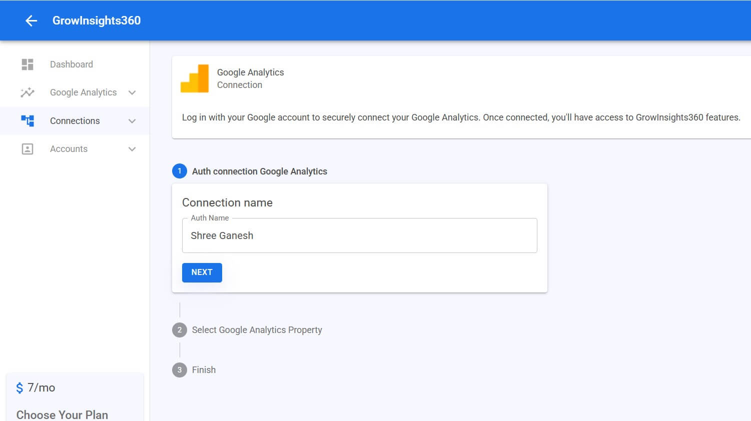 Step 3 Create a Connection Name